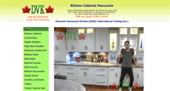 Desktop Screenshot of discountvancouverkitchen.com