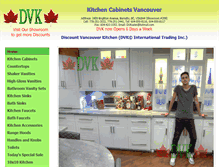 Tablet Screenshot of discountvancouverkitchen.com